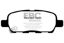 Load image into Gallery viewer, EBC 03-05 Infiniti FX35 3.5 Greenstuff Rear Brake Pads Brake Pads - Performance EBC