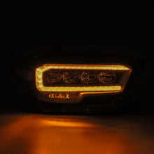 Load image into Gallery viewer, AlphaRex 16-20 Toyota Tacoma NOVA LED Projector Headlights Plank Style Black w/Activation Light Headlights AlphaRex