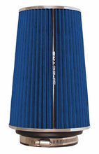 Load image into Gallery viewer, Spectre Adjustable Conical Air Filter 9-1/2in. Tall (Fits 3in. / 3-1/2in. / 4in. Tubes) - Blue Air Filters - Universal Fit Spectre