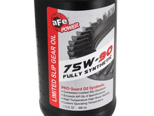 Load image into Gallery viewer, aFe Power Differential Cover Machined Fins 97-15 Jeep Dana 30 w/ 75W-90 Gear Oil 2 QT Diff Covers aFe