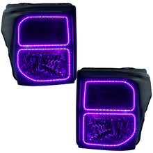 Load image into Gallery viewer, Oracle Ford F250/350 11-16 Halo Kit (Square Ring Design) - ColorSHIFT w/ BC1 Controller SEE WARRANTY Headlights ORACLE Lighting