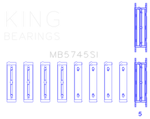 Load image into Gallery viewer, King Subaru FA/FB (Size 0.50 Oversized) Main Bearing Set Bearings King Engine Bearings