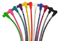 Load image into Gallery viewer, Taylor Cable 74074 8mm Spiro-Pro Ignition Wire Set; Black; Stock; 11.75 in.; 180 Deg. Plug Boot; Spark Plug Wire Set Taylor Cable