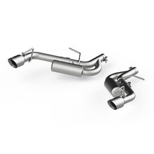 Load image into Gallery viewer, MBRP 16-19 Chevrolet Camaro 2.5in Aluminum Non NPP Axle Back Exhaust System - 4in Dual Wall Tips Axle Back MBRP