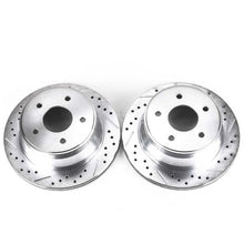 Load image into Gallery viewer, Power Stop 97-05 Chevrolet Blazer Rear Evolution Drilled & Slotted Rotors - Pair Brake Rotors - Slot & Drilled PowerStop