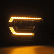 Load image into Gallery viewer, AlphaRex 12-15 Toyota Tacoma LUXX LED Projector Headlights Plank Style Black w/DRL Headlights AlphaRex