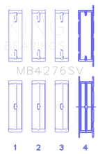 Load image into Gallery viewer, King Land Rover 2.7L TDV6 Sputter Replacement Crankshaft Main Bearings Bearings King Engine Bearings