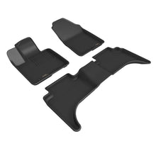 Load image into Gallery viewer, 3D MAXpider 2022 Hyundai Santa Cruz 5 Seat Kagu Black R1 R2 Floor Mats - Rubber 3D MAXpider