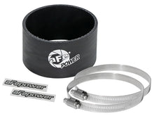 Load image into Gallery viewer, aFe Magnum FORCE CAI Univ. (3-1/2in ID x 2in L) Straight Coupler - Black Air Intake Components aFe