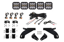 Load image into Gallery viewer, Diode Dynamics 21-22 Ford F-150 SS5 Grille CrossLink Lightbar KitSport - White Combo Light Bars & Cubes Diode Dynamics