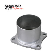 Load image into Gallery viewer, Diamond Eye ADAPTER 4-BOLT FLANGE 4in INNER DIA CLAMP-ON AL: 01-05 CHEVY/GMC 6.6L 2500/3500 CHV-FBA Connecting Pipes Diamond Eye Performance