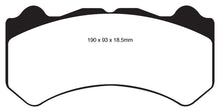Load image into Gallery viewer, EBC 08-11 Nissan GT-R (R35) 3.8 Twin Turbo (Cast Iron Rotors) Yellowstuff Front Brake Pads Brake Pads - Performance EBC