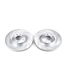 Load image into Gallery viewer, Power Stop 07-15 Mazda CX-9 Front Evolution Drilled & Slotted Rotors - Pair Brake Rotors - Slot & Drilled PowerStop