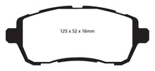 Load image into Gallery viewer, EBC 10+ Ford Fiesta 1.6 (FOR NON-ST/NON-TURBO) Greenstuff Front Brake Pads Brake Pads - Performance EBC