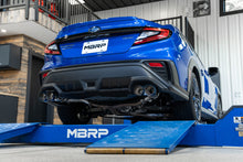 Load image into Gallery viewer, MBRP 2022 Subaru WRX 2.5in Dual Split Rear Exit w/ Quad BE Tips - T304 Axle Back MBRP