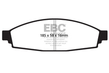 Load image into Gallery viewer, EBC 03-06 Lincoln Aviator 4.6 Yellowstuff Front Brake Pads Brake Pads - Performance EBC