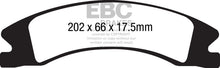 Load image into Gallery viewer, EBC 15+ Cadillac Escalade Ext/Esv 6.2 2WD Extra Duty Front Brake Pads Brake Pads - Performance EBC