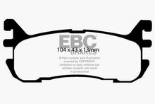 Load image into Gallery viewer, EBC 97-02 Ford Escort 2.0 Redstuff Rear Brake Pads Brake Pads - Performance EBC