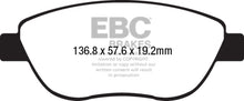 Load image into Gallery viewer, EBC 2014+ Fiat 500 1.4L Turbo Abarth Greenstuff Front Brake Pads Brake Pads - Performance EBC