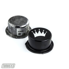Load image into Gallery viewer, Turbo XS 15-16 Subaru WRX Billet Aluminum Vacuum Pump Cover - Black Engine Covers Turbo XS