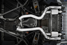 Load image into Gallery viewer, MBRP 18-22 BMW M2 Competition 3.0L T304 SS 3in Resonator-Back Exhaust Quad Rear w/ Carbon Fiber Tips Axle Back MBRP