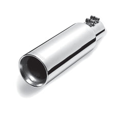 Load image into Gallery viewer, Gibson Round Dual Wall Straight-Cut Tip - 4in OD/2.5in Inlet/12in Length - Stainless Tips Gibson