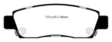 Load image into Gallery viewer, EBC 07+ Buick Enclave 3.6 Yellowstuff Rear Brake Pads Brake Pads - Performance EBC