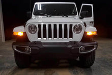 Load image into Gallery viewer, Diode Dynamics JL Wrangler Front Turn Stage 2 (7443 LED Bulb XPR - White and - Amber) Bulbs Diode Dynamics