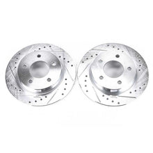 Load image into Gallery viewer, Power Stop 04-13 Mazda 3 Rear Evolution Drilled & Slotted Rotors - Pair Brake Rotors - Slot & Drilled PowerStop