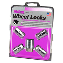 Load image into Gallery viewer, McGard Wheel Lock Nut Set - 4pk. (Cone Seat) 1/2-20 RH-LH / 13/16 Hex / 1.46in. Length - Chrome Lug Nuts McGard