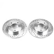 Load image into Gallery viewer, Power Stop 93-97 Ford Probe Rear Evolution Drilled & Slotted Rotors - Pair Brake Rotors - Slot & Drilled PowerStop