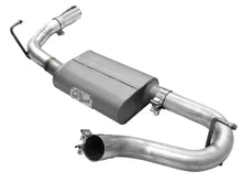 Load image into Gallery viewer, aFe Scorpion 2-1/2in Alum Steel Axle-Back Exhaust w/Polished Tip 07-18 Jeep Wrangler JK V6-3.6/3.8L Axle Back aFe
