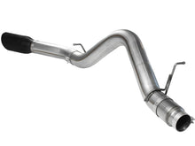 Load image into Gallery viewer, aFe MACHForce XP Exhaust 5in DPF-Back SS 11-13 GM Diesel Trucks V8-6.6L (td) (LML) (Blk Tip) DPF Back aFe