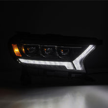 Load image into Gallery viewer, AlphaRex 19-21 Ford Ranger NOVA LED Proj Headlight Plnk Style Alpha Blk w/Activ Light/Seq Signal/DRL Headlights AlphaRex