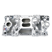 Load image into Gallery viewer, Edelbrock Polished S/B Chevy RPM Air-Gap Manifold Intake Manifolds Edelbrock