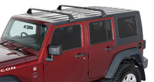 Load image into Gallery viewer, Rhino-Rack 07-22 Jeep Wrangler JK/JL 4 Door Hard Top Vortex SG 2 Bar Roof Rack - Black Roof Rack Rhino-Rack