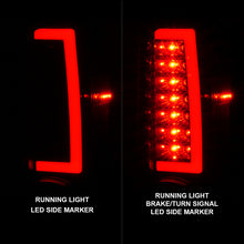 Load image into Gallery viewer, ANZO 2004-2012 Chevrolet Colorado/ GMC Canyon LED Tail Lights w/ Light Bar Black Housing Tail Lights ANZO