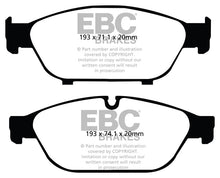 Load image into Gallery viewer, EBC 12+ Audi A6 Quattro 3.0 Supercharged Yellowstuff Front Brake Pads Brake Pads - Performance EBC