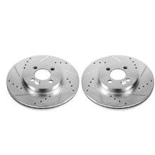 Load image into Gallery viewer, Power Stop 07-16 Mini Cooper Front Evolution Drilled & Slotted Rotors - Pair Brake Rotors - Slot & Drilled PowerStop