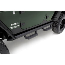 Load image into Gallery viewer, Rampage 1999-2019 Jeep Rock Rail Short Step Universal 4 Piece Set - Black Side Steps Rampage