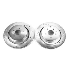 Load image into Gallery viewer, Power Stop 09-13 Infiniti FX50 Rear Evolution Drilled & Slotted Rotors - Pair Brake Rotors - Slot & Drilled PowerStop