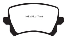 Load image into Gallery viewer, EBC 08-17 Volkswagen Passat CC Yellowstuff Rear Brake Pads Brake Pads - Performance EBC