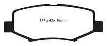 Load image into Gallery viewer, EBC 06-11 Dodge Nitro 3.7 Greenstuff Rear Brake Pads Brake Pads - Performance EBC