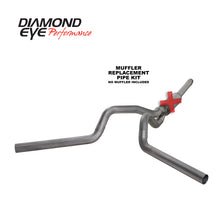 Load image into Gallery viewer, Diamond Eye KIT 4in CB DUAL SS: 94-97 FORD 7.3L F250/F350 PWRSTROKE Catback Diamond Eye Performance