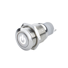 Load image into Gallery viewer, Oracle Pre-Wired Power Symbol On/Off Flush Mount LED Switch - White SEE WARRANTY Light Accessories and Wiring ORACLE Lighting