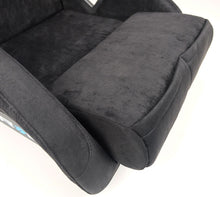 Load image into Gallery viewer, NRG FRP Bucket Seat ULTRA Edition - Large (Black Alcantara/Gold Glitter Back) Race Seats NRG