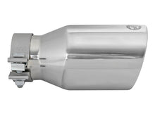 Load image into Gallery viewer, aFe MACH Force-Xp Univ 304 SS Double-Wall Clamp-On Exhaust Tip - Polished - 3in Inlet - 4.5in Outlet Tips aFe