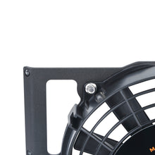 Load image into Gallery viewer, Mishimoto Universal 10in. Heavy-Duty Oil Cooler Fan Shroud - Micro Wrinkle Black Fans & Shrouds Mishimoto