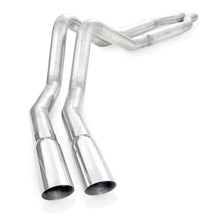 Load image into Gallery viewer, Stainless Works 2011-14 F-150 5.0L 3in Exhaust S-Tube Mufflers Behind Passenger Rear Tire Exit Catback Stainless Works