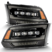 Load image into Gallery viewer, AlphaRex 09-18 Ram 2500 NOVA LED Proj Headlights Plank Style Alpha Blk w/Activ Light/Seq Signal/DRL Headlights AlphaRex